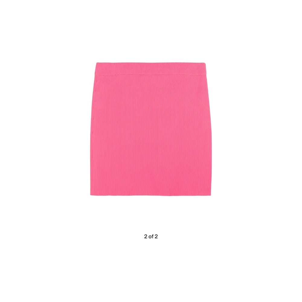 Helmut Lang Vibrant Pink Mini Skirt